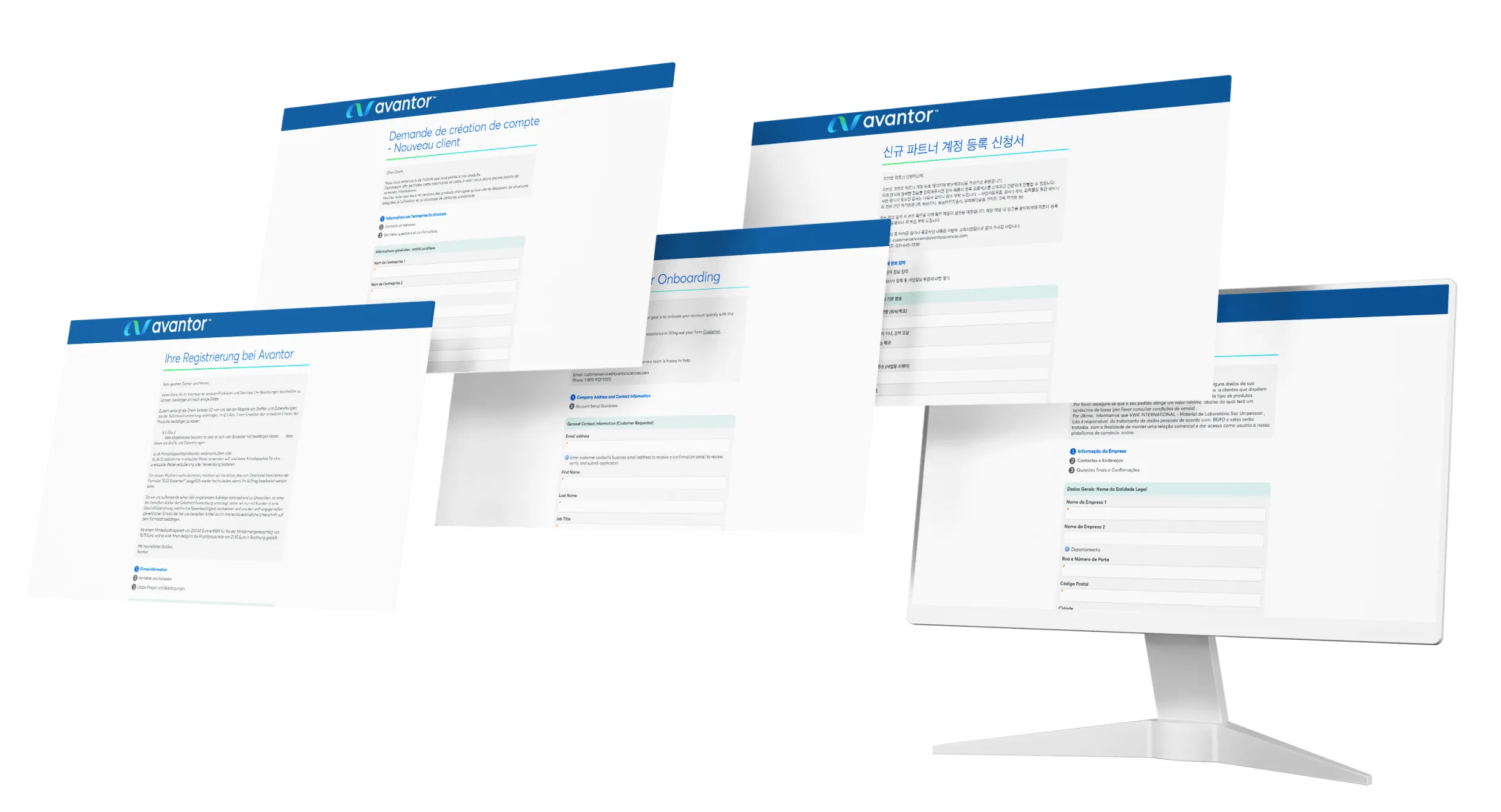 Avantor page visualization